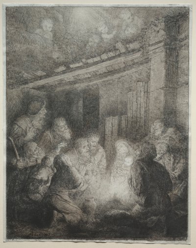 Adoración de los Pastores de Alphonse Legros