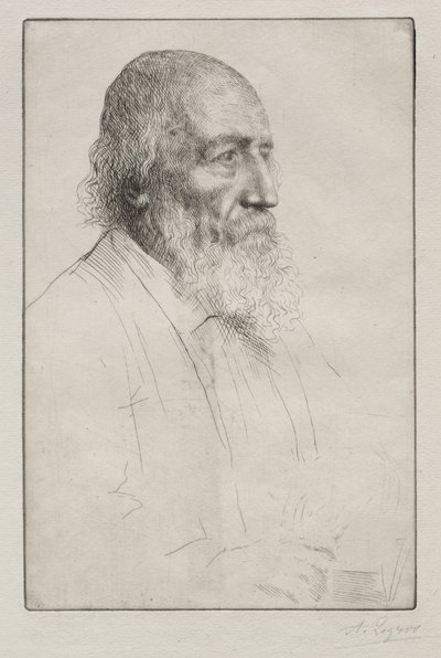 Alfred Lord Tennyson de Alphonse Legros