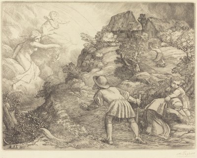 Alegoría del Campesino y la Fortuna de Alphonse Legros