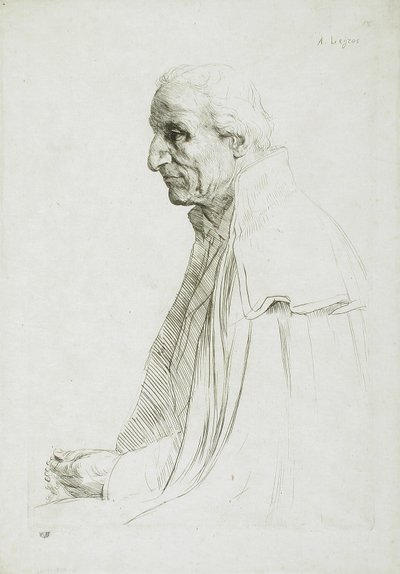 Un viejo español de Alphonse Legros