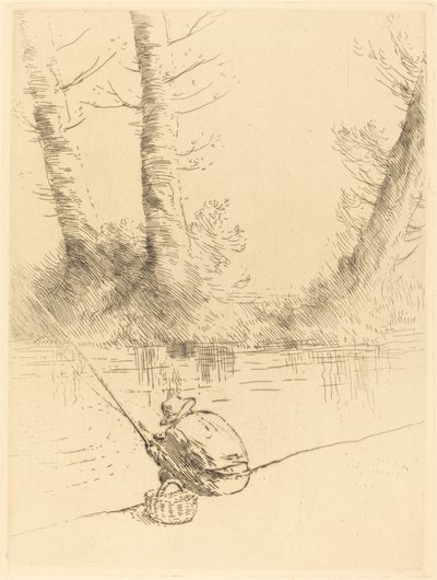 Pescador (Le pecheur a la ligne) de Alphonse Legros