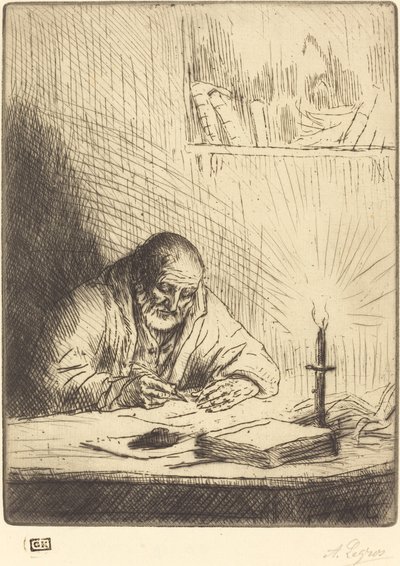 Arqueólogo de Alphonse Legros