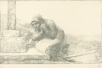Al pie de la cruz de Alphonse Legros