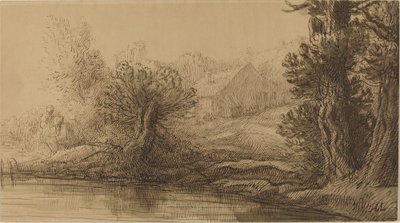 Orilla de un río de Alphonse Legros