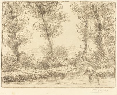 Orillas del Liane Les bords de la Liane de Alphonse Legros