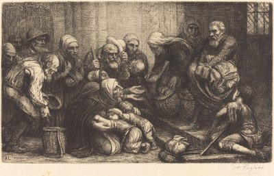 Mendigos de Bruselas de Alphonse Legros
