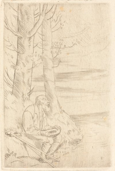El mendigo ciego de Alphonse Legros