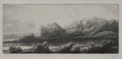 Cabaña en el pantano de Alphonse Legros