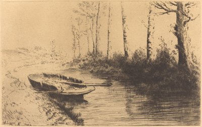Canal Visto a la Luz de la Mañana Le canal: Effet du matin de Alphonse Legros