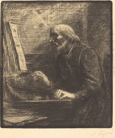 Maestro de coro (Le maitre de chapelle) de Alphonse Legros