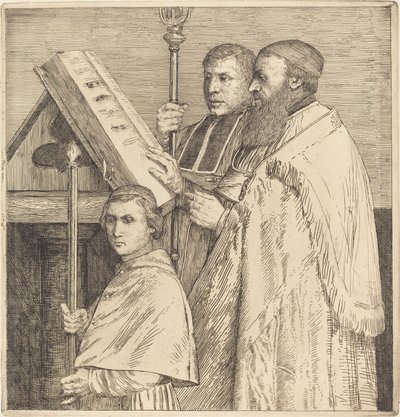 Coristas, 2da placa (Le lutrin) de Alphonse Legros