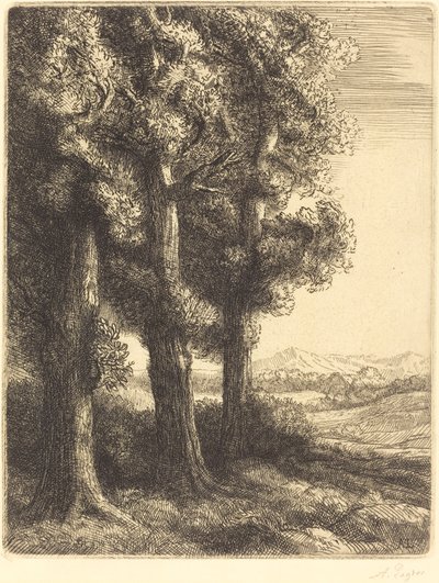 Esquina de un bosque de Alphonse Legros