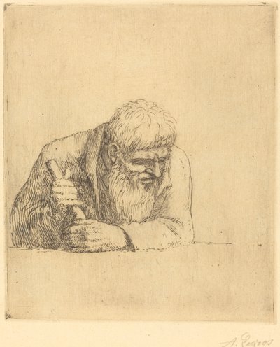 Hombre curioso de Alphonse Legros