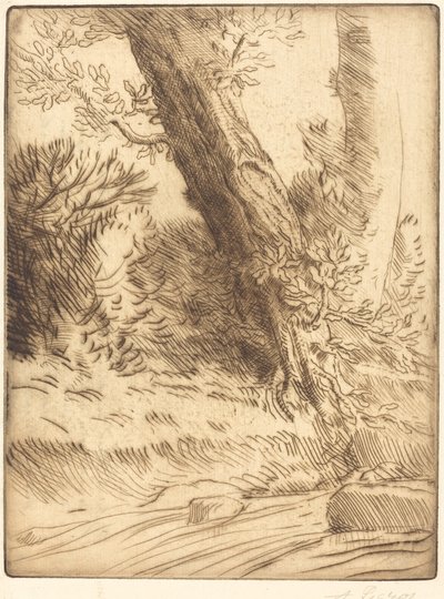 Orilla de un Arroyo de Alphonse Legros