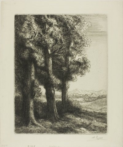 Borde de un Bosque de Alphonse Legros