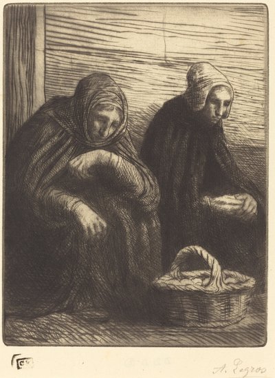 Vendedoras de huevos, 2ª placa (Les marchandes d