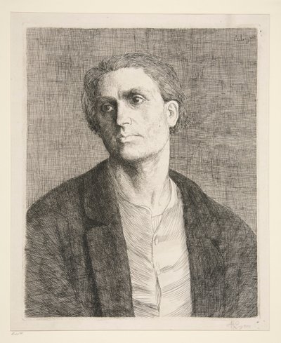 estudio de cabeza de Alphonse Legros
