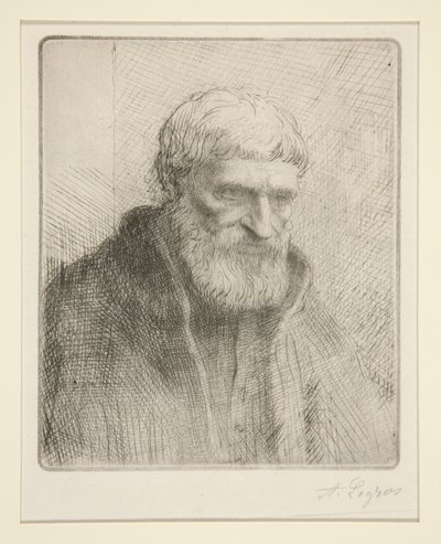 Etude de vieillard (Estudio de un anciano) de Alphonse Legros