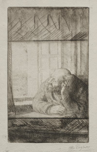 Atardecer en la Ventana de Alphonse Legros