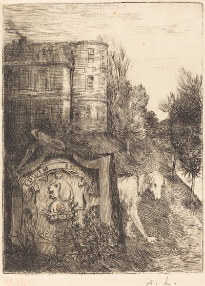 Ex-Libris Edwin Edwards de Alphonse Legros