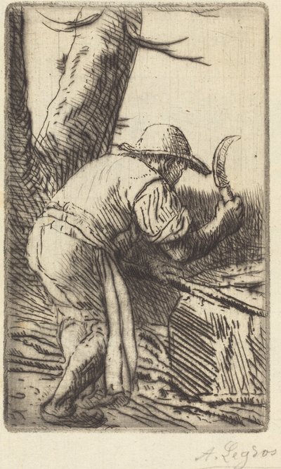 El cortador de fagots de Alphonse Legros