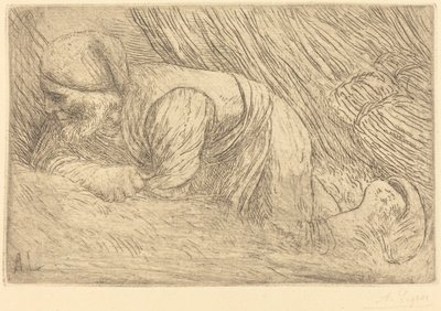 Recolector de leña (Le fagotier) de Alphonse Legros
