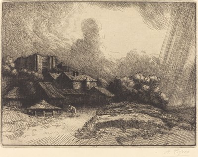 Granja en el monasterio de Alphonse Legros