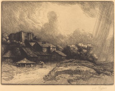 Granja en el monasterio de Alphonse Legros
