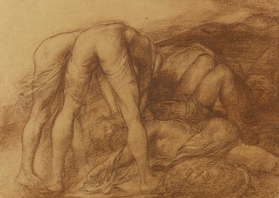 Figuras sacando soldados muertos de Alphonse Legros