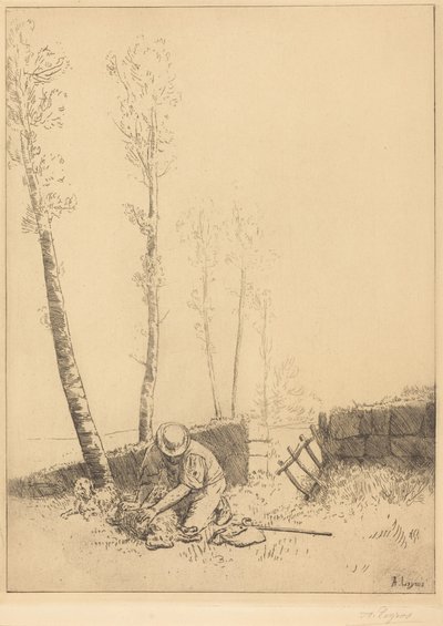 El hallazgo de la oveja de Alphonse Legros