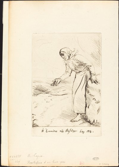 Frontispicio La mendiga de Veze de Alphonse Legros