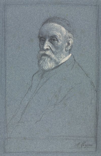 George Frederick Watts, R.A., c. 1877-1878 de Alphonse Legros