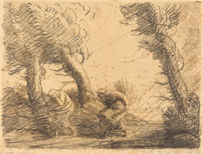Cosechadores sorprendidos por la tormenta de Alphonse Legros