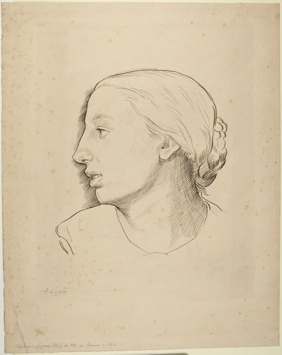 Cabeza de mujer de Alphonse Legros