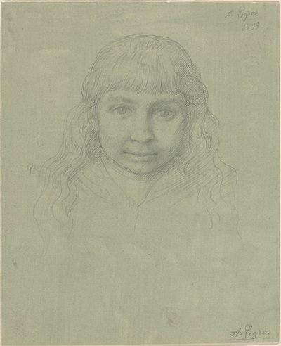Cabeza de un Niño de Alphonse Legros