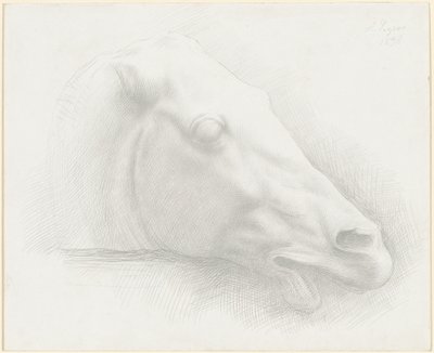 Cabeza de un Caballo del Partenón de Alphonse Legros