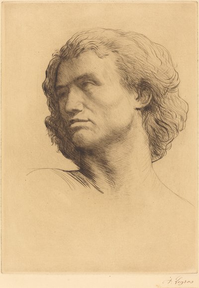 Cabeza de un hombre de Alphonse Legros