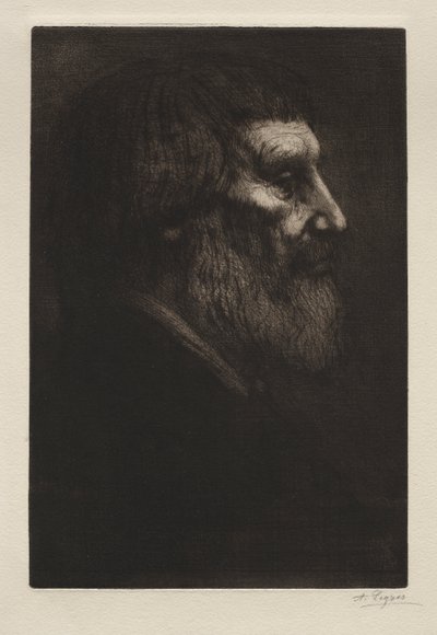 Cabeza de un hombre de Alphonse Legros