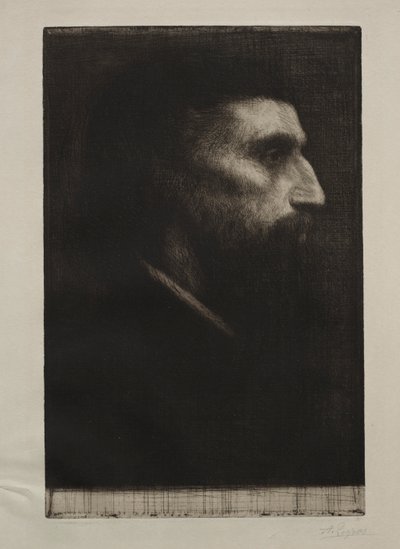 Cabeza de un hombre de Alphonse Legros