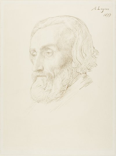 Cabeza de un hombre de Alphonse Legros