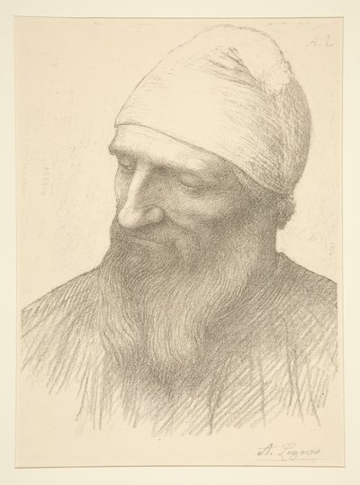 Cabeza de un hombre de Alphonse Legros