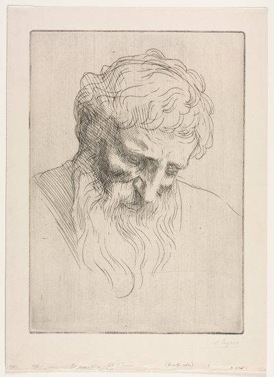 Cabeza de un Hombre de Alphonse Legros