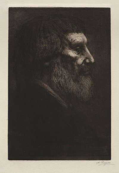 Cabeza de un hombre de Alphonse Legros