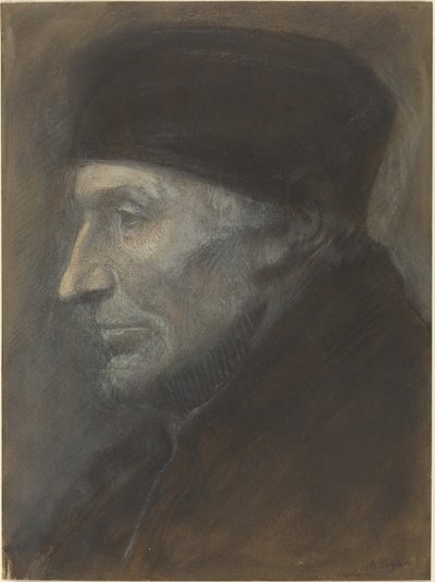 Cabeza de un Hombre con Solideo de Alphonse Legros