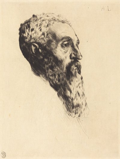 Cabeza de una modelo de Alphonse Legros