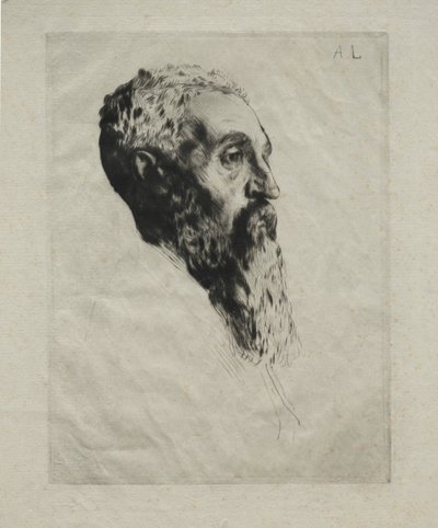 Cabeza de un Modelo de Alphonse Legros