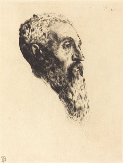Cabeza de un modelo de Alphonse Legros