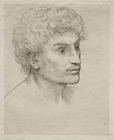 Cabeza de un Joven de Alphonse Legros