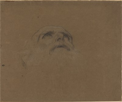 Cabeza de un anciano de Alphonse Legros
