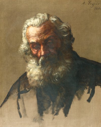 Cabeza de anciano de Alphonse Legros